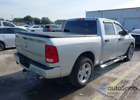 2012 Ram 1500 St из США, поврежденный, VIN 1C6RD7KT8CS166875
